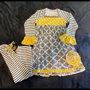 Jelly the pug girls matching set/ size 10